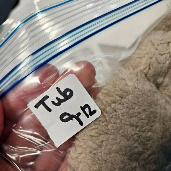 Calvin Klein Full Zip Tan Sherpa Jacket coat Size Large - Picture 13 of 13